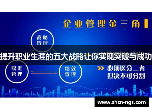 提升职业生涯的五大战略让你实现突破与成功